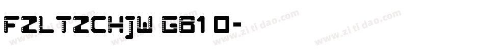 FZLTZCHJW GB1 0字体转换